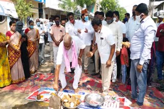 mla koneru konappa, MLA Koneru Konappa inaugurated the development work