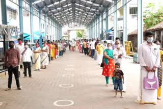 Curfew relaxation: many devotees cames thirunallaru temple