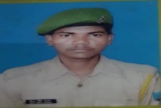 irb jawan died in road accident in ranchi