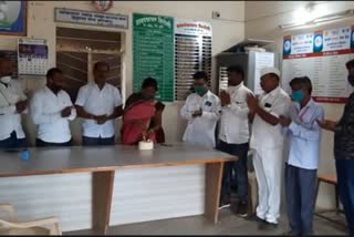 fir on shiroli upsarpunch for birthday celebration in grampanchayat office