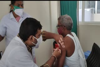 covid vaccination, second dose covid vaccination, covid vaccination in peddapalli 