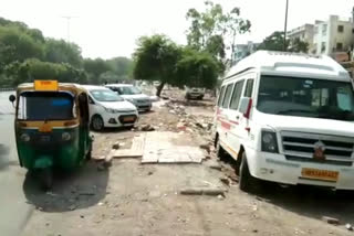 West Delhi cycle track bad condition on cycle day