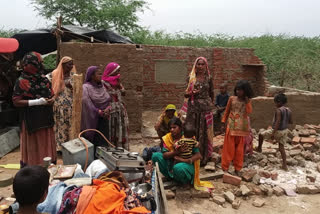 राजस्थान न्यूज, Action on the huts of Gadiya blacksmiths