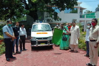 bisahulal singh gifted an ambulance to annupur