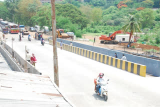 Municipal Corporation demolished bridge over Mithi river in Powai