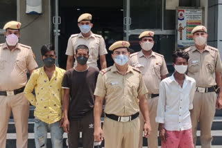 Badarpur police arrested three robbers delhi