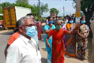 DMK workers involved in a riot at the vaccination center