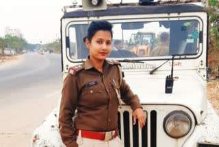 female police station officer was removed In Ranchi