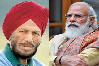 PM Modi speaks to Milkha Singh, enquires about his health