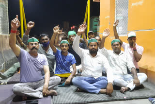 بھارتی کسان یونین کا مظفرنگر ٹول پلازہ پر احتجاجی مظاہرہ