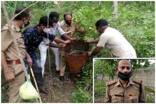 കോട പിടിച്ചെടുത്തു  RAID IN KUNDARA  LIQUOR RAID IN KUNDARA  ചാരായം വാറ്റ്  എക്‌സൈസ് സംഘം  EXERCISE  EXERCISE DEPARTMENT  കൊല്ലം  KOLLAM  KUNDARA  കുണ്ടറ  LIQUOR