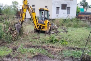चित्तौड़गढ़ नगर परिषद,  दो पार्कों से हटाया अतिक्रमण, chittaurgarh Municipal Council,  Encroachment removed from two parks, Chittaurgarh News