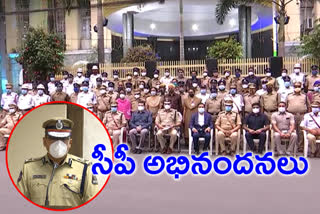 cp anjani kumar compliments to police staff