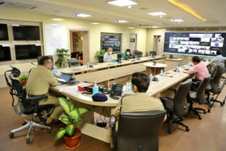 Hyderabad CP Anjani Kumar conducted a video conference with the officers