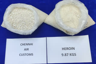 Heroin seized at Chennai International Airport  Chennai International Airport news  Chennai news latest  Heroin seized in Chennai  Narcotics seized news  African women arrested in Chennai  ചെന്നൈ വിമാനത്താവളം  ഹെറോയിൻ  സിംബാബ്‌വെ  സിംബാബ്‌വെ യുവതികളിൽ നിന്ന് ഹെറോയിൻ പിടികൂടി  ഹെറോയിൻ വേട്ട  കസ്റ്റംസ്