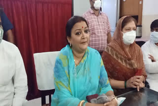 मंत्री ममता भूपेश ने भाजपा पर साधा निशाना, Minister Mamta Bhupesh targets BJP