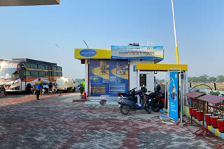 theft in petrol pump of ranchi