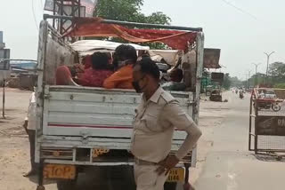 Action of Alwar Transport Department,  Bus cut challan