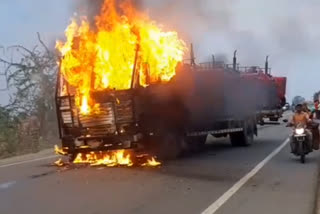 fire in truck