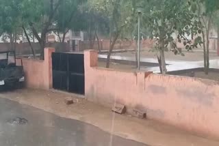 rain in Bikaner, temperature dropped in Bikaner