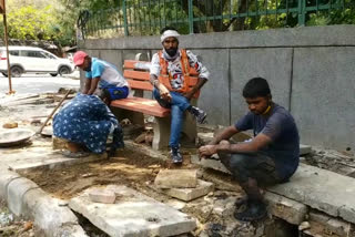 PWD  started cleaning drains in West Delhi