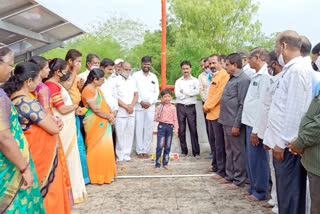 Shivswarajya Gudi was erected in Yeola Panchayat Samiti on the occasion of Shivrajyabhishek Day