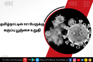 தமிழ்நாட்டில் 921 பேருக்கு கறுப்புப் பூஞ்சை உறுதி