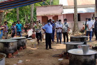 people breaks the corona rules in ganjam