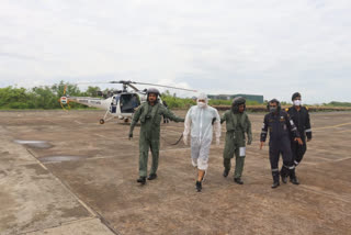 Indian Coast Guard airlifts South Korean in medical emergency from oil tanker off Goa coast