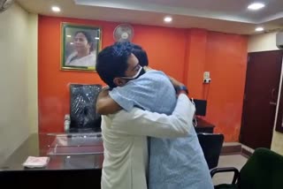 Abhishek banerjee meet with subrata baksi