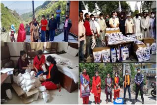 Ration distributed to poor and needy in Mussoorie