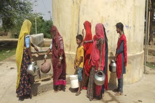 drinking water supply in Pali, water problem in Guda Hindu village