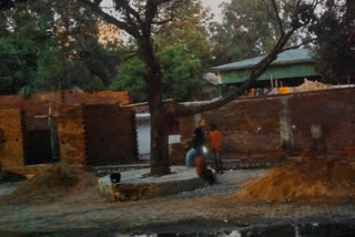 action on illegal shop construction work done in ranchi university