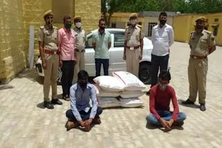 two accused arrested in jaisalmer, jaisalmer news,मोहनगढ़ थाना, mohangarh thana