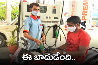 Motorists in Warangal worried about rising fuel prices