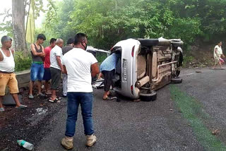 road accident at pankhabari of kurseong