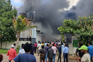 Pune  fire broke out  fire at chemical plant  avs aqua technologies pune  കെമിക്കൽ പ്ലാന്‍റിൽ തീപിടുത്തം  chemical plant in pune  fire at Pirangut