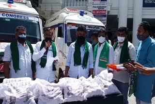 d-k-shivakumar-green-signal-to-congress-farmer-sanjeevini-ambulance