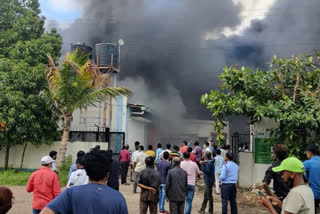 Terrible fire to a chemical company in Pirangut MIDC