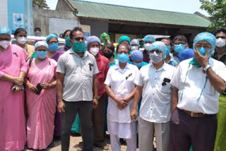 strike at rural hospital at pandua to protest doctor assault