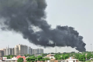 fire broke out in chemical factory in greater noida