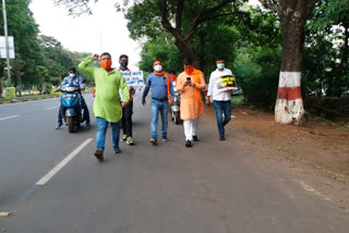 6 km long human chain in Bhilai to demand clean water