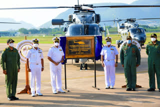 Navy inducts 3 indigenously-built advanced light helicopters ALH MK III