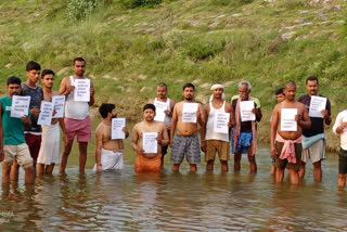 Jap activists Jal Satyagraha