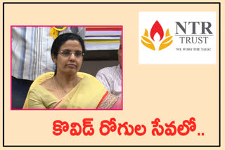 nara bhuvaneswari on ntr trust covid services