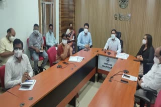 District level covid monitoring meeting at Ganjam