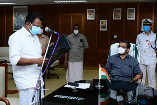 M. Vincent was sworn in as MLA.