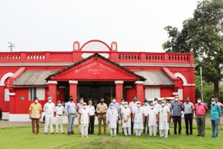 150 years old burlington hospital reopen as covid hospital at asansol