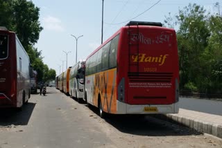 private bus operators in kota,  private bus operators strike