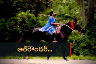 odisha woman riding horse, మహిళ గుర్రపు స్వారీ ఒడిశా